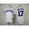 Cheap Mark Grace Cubs Jersey From China #17 White throwback 1968