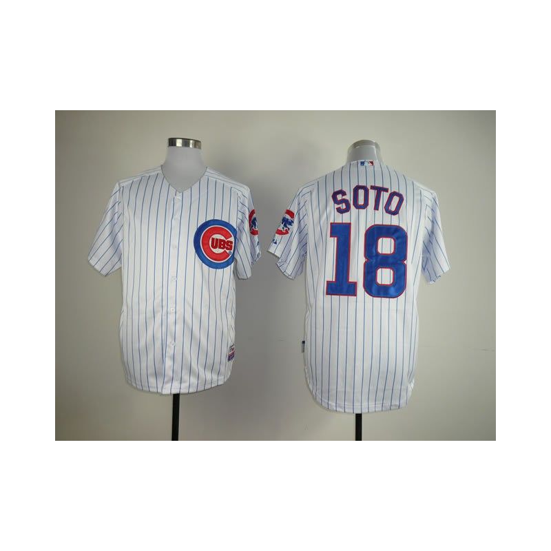 Cheap Geovany Soto Cubs Jersey From China #18 White