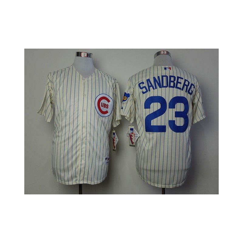 Cheap Ryne Sandberg Cubs Jersey From China #23 Cream 1969 Turn Back the Clock