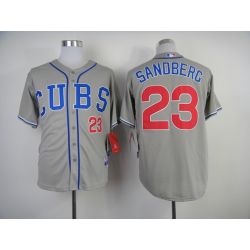 Cheap Ryne Sandberg Cubs Jersey From China #23 Grey 2014 new