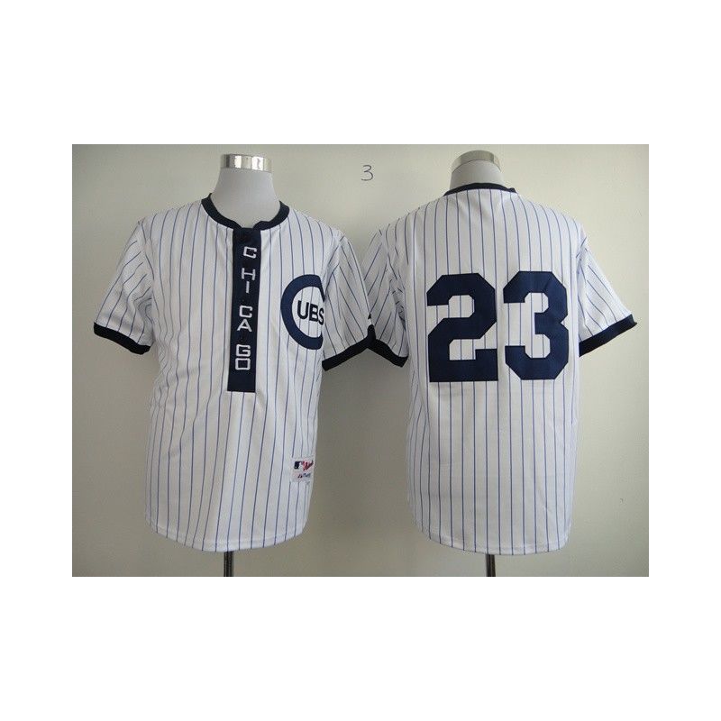 Cheap Ryne Sandberg Cubs Jersey From China #23 White 1909 Turn Back The Clock