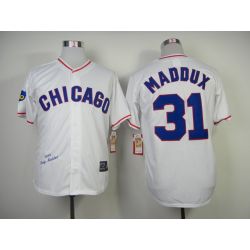 Cheap Greg Maddux Cubs Jersey From China #31 White throwback 1988