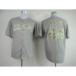 Cheap Anthony Rizzo Cubs Jersey From China #44 Grey Camo Font