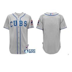 Cheap Cubs Jersey From China Grey Blank