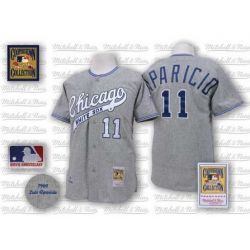 Cheap Luis Aparicio White Sox Jersey From China #11 HEMP Grey throwback 1969