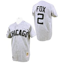 Cheap Nellie Fox White Sox Jersey From China #2 HEMP Grey throwback 1960