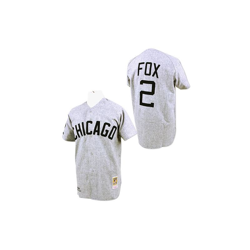 Cheap Nellie Fox White Sox Jersey From China #2 HEMP Grey throwback 1960