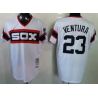 Cheap Robin Ventura White Sox Jersey From China #23 White throwback