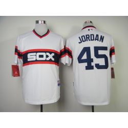 Cheap Michael Jordan White Sox Jersey From China #45 White Alternate