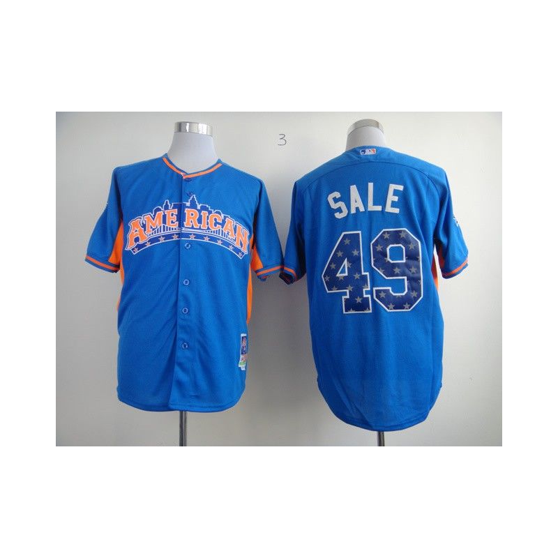 Cheap Chris Sale White Sox Jersey From China #49 Blue 2013 All-Star