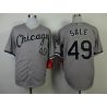 Cheap Chris Sale White Sox Jersey From China #49 Grey