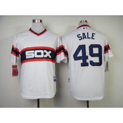 Cheap Chris Sale White Sox Jersey From China #49 White Alternate