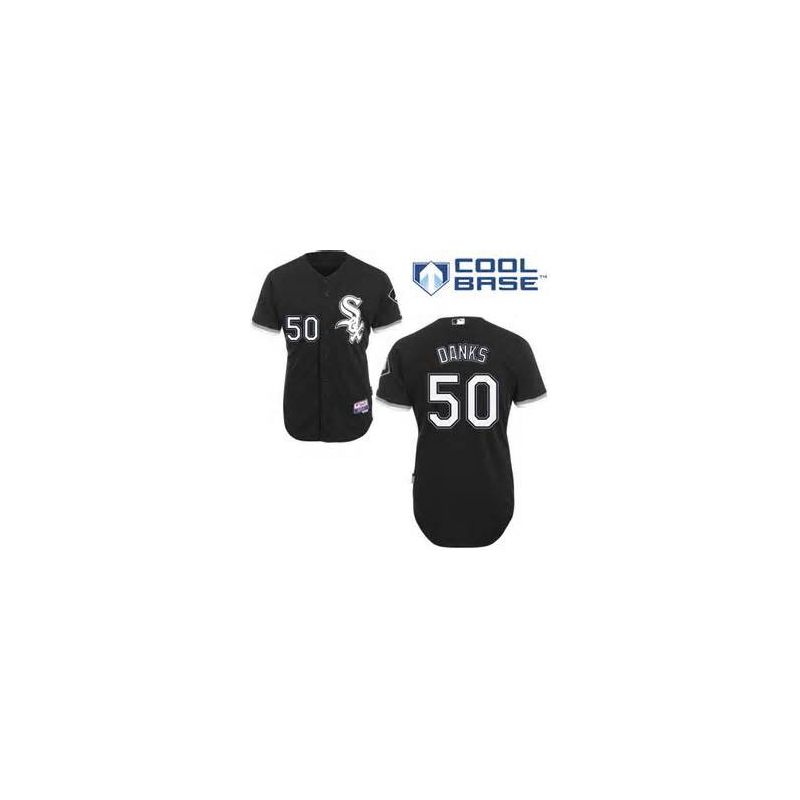 Cheap John Danks White Sox Jersey From China #50 Black