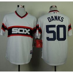 Cheap John Danks White Sox Jersey From China #50 White Alternate