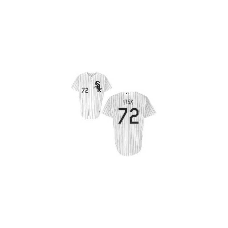 Cheap Carlton Fisk White Sox Jersey From China #72 White