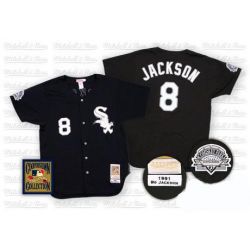 Cheap Bo Jackson White Sox Jersey From China #8 Black throwback