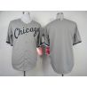 Cheap White Sox Jersey From China Grey Blank