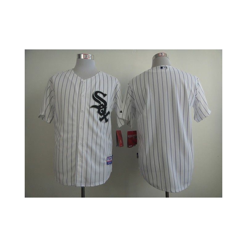 Cheap White Sox Jersey From China White Black Stripe Blank