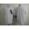 Cheap White Sox Jersey From China White Black Stripe Blank