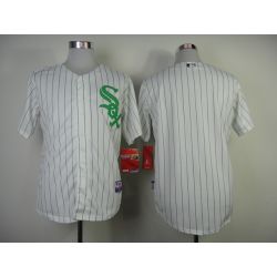 Cheap White Sox Jersey From China White Green Stripe Blank