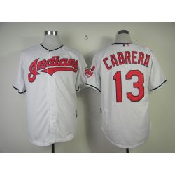 Cheap Asdrubal Cabrera Indians Jersey From China #13 White