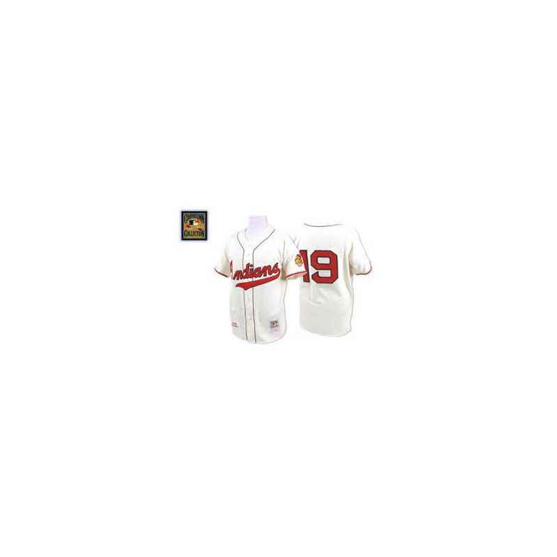 Cheap Bob Feller Indians Jersey From China #19 Cream throwback 1948 Cheap Bob Feller Indians Jersey From China #19 Cream throwback 1948