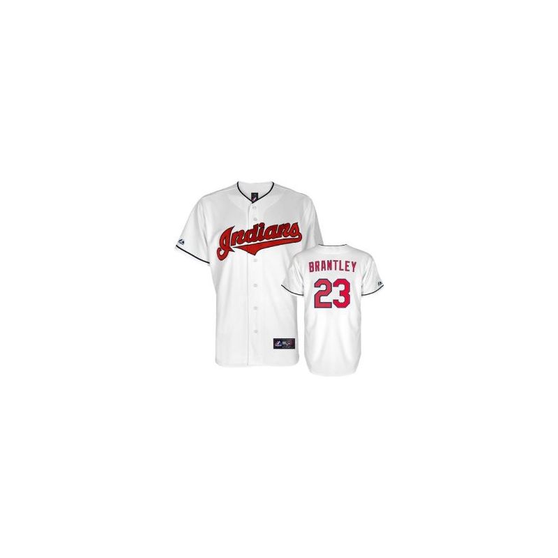 Cheap Michael Brantley Indians Jersey From China #23 White Cheap Michael Brantley Indians Jersey From China #23 White