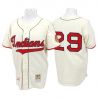 Cheap Satchel Paige Indians Jersey From China #29 Cream throwback 1948