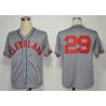 Cheap Satchel Paige Indians Jersey From China #29 HEMP Grey throwback