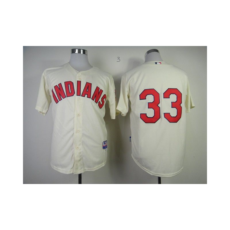 Cheap Nick Swisher Indians Jersey From China #33 Cream Cheap Nick Swisher Indians Jersey From China #33 Cream