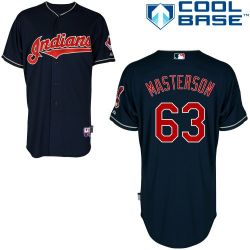 Cheap Justin Masterson Indians Jersey From China #63 Blue