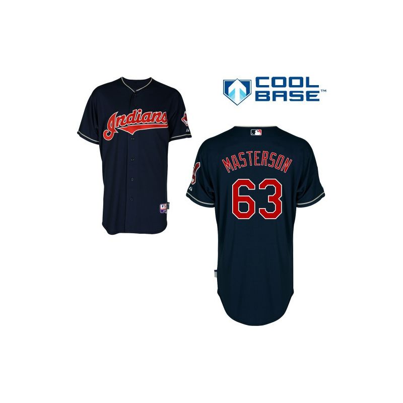 Cheap Justin Masterson Indians Jersey From China #63 Blue Cheap Justin Masterson Indians Jersey From China #63 Blue