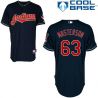 Cheap Justin Masterson Indians Jersey From China #63 Blue
