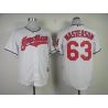 Cheap Justin Masterson Indians Jersey From China #63 White