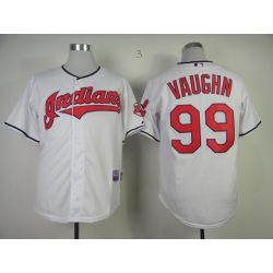 Cheap Ricky Vaughn Indians Jersey From China #99 White