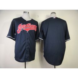 Cheap Indians Jersey From China Blue Blank