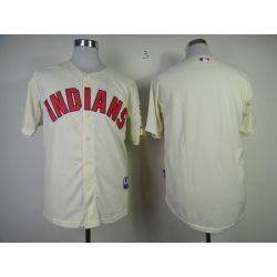 Cheap Indians Jersey From China Cream Blank