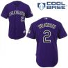 Cheap Troy Tulowitzki Rockies Jersey From China #2 Purple