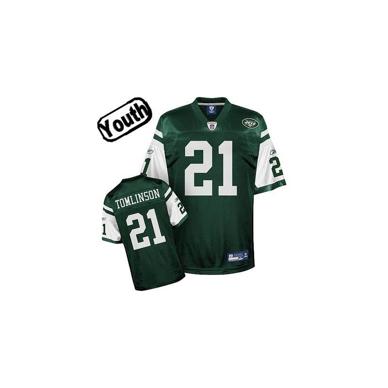 Cheap Ladainian Tomlinson Jets Youth Jersey #21 Green From China