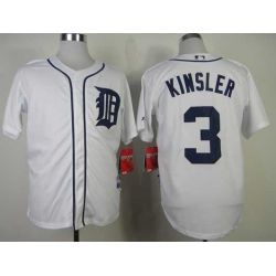 Cheap Ian Kinsler Tigers Jersey From China #3 White