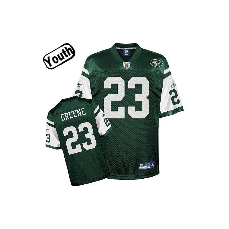 Cheap Shonn Greene Jets Youth Jersey #23 Green From China