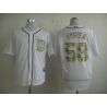 Cheap Doug Fister Tigers Jersey From China #58 White Camo Font