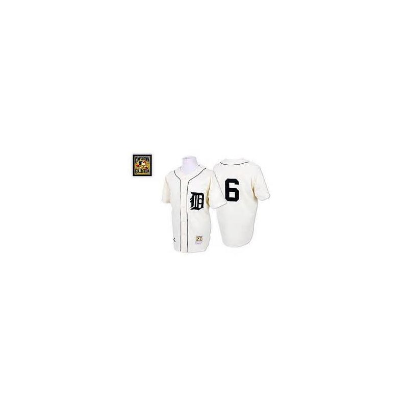 Cheap Al Kaline Tigers Jersey From China #6 Cream throwback