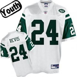 Cheap Darrelle Revis Jets Youth Jersey #24 White From China