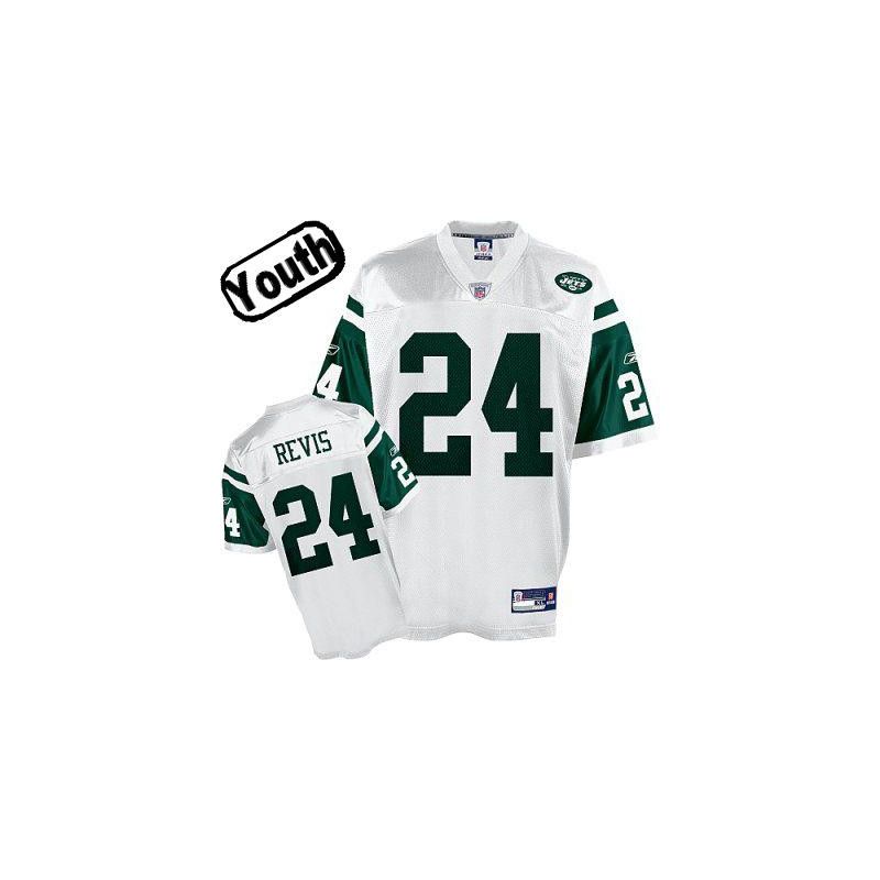 Cheap Darrelle Revis Jets Youth Jersey #24 White From China