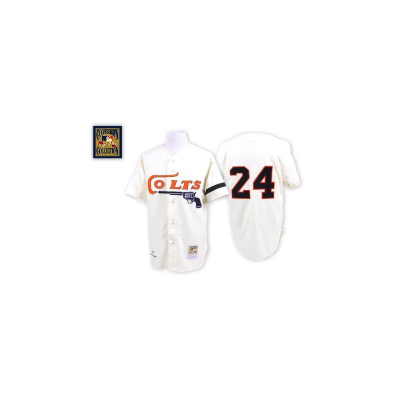 Cheap Jimmy Wynn Jersey From China #24 Colt 45s Cream throwback 1964