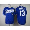 Cheap Salvador Perez Royals Jersey From China #13 Blue