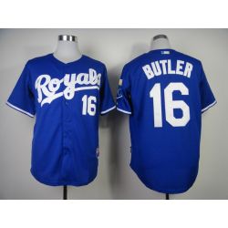 Cheap Billy Butler Royals Jersey From China #16 Blue