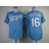 Cheap Billy Butler Royals Jersey From China #16 Light Blue