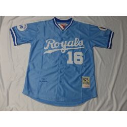 Cheap Billy Butler Royals Jersey From China #16 Light Blue